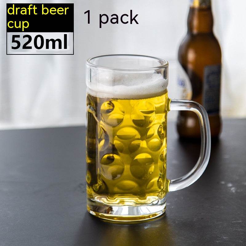 Beer Mug Wine Glass Tea Water Cup - Mubimart