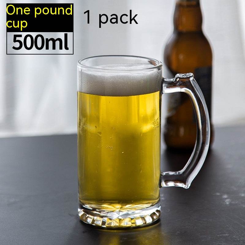 Beer Mug Wine Glass Tea Water Cup - Mubimart
