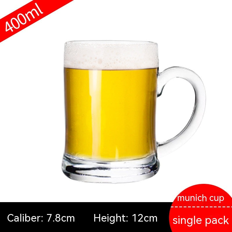 Beer Mug Wine Glass Tea Water Cup - Mubimart -  