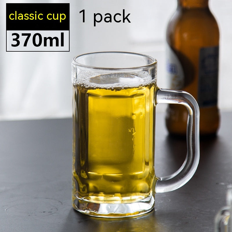 Beer Mug Wine Glass Tea Water Cup - Mubimart -  