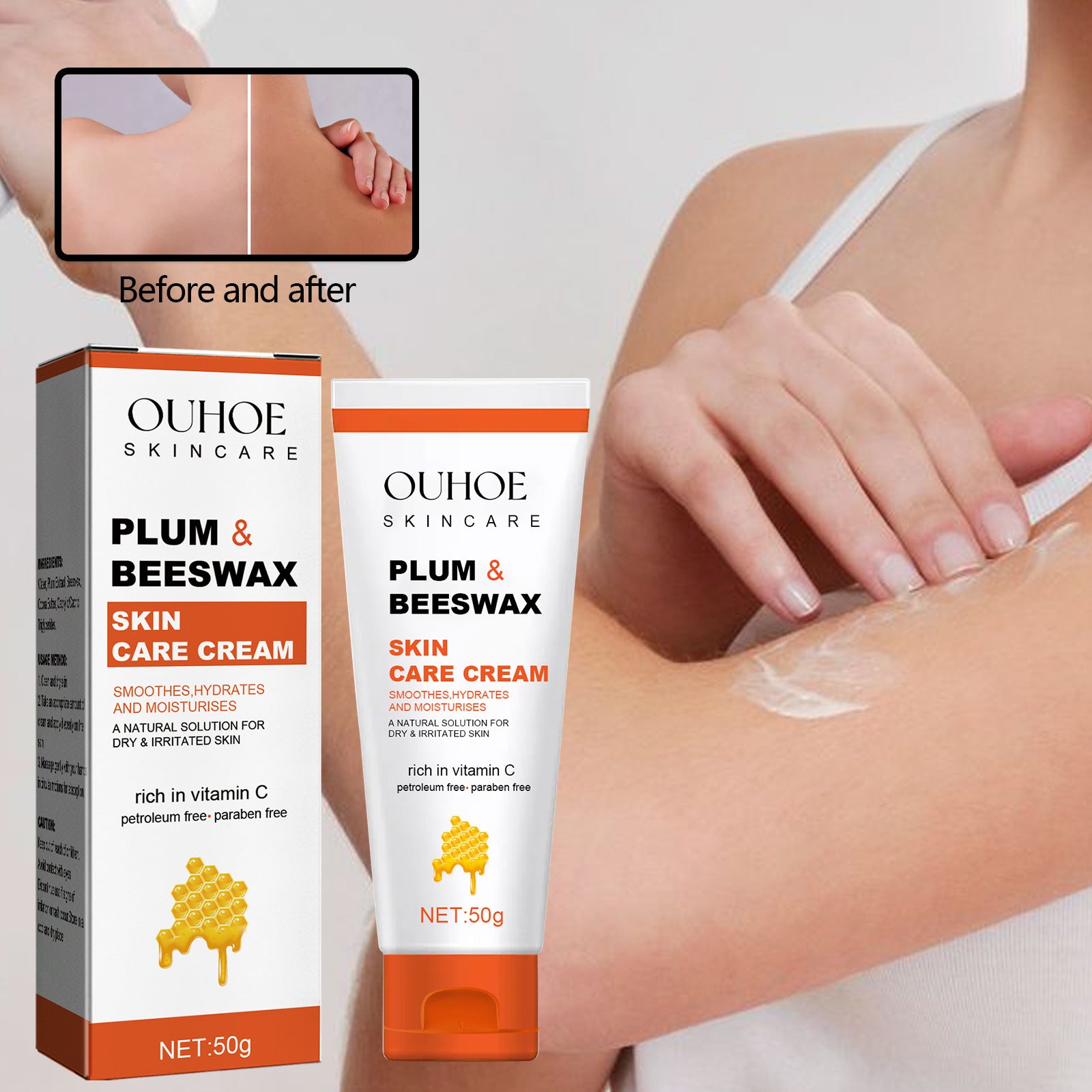 Beeswax Skin Cream Relieves Sunscreen Anti-itch Ointment - Mubimart - Sunscreen 