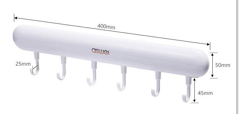 Behind The Door Hook Strong Adhesive Invisible Hook Sticky Hook Punch-free Hook Suit - Mubimart