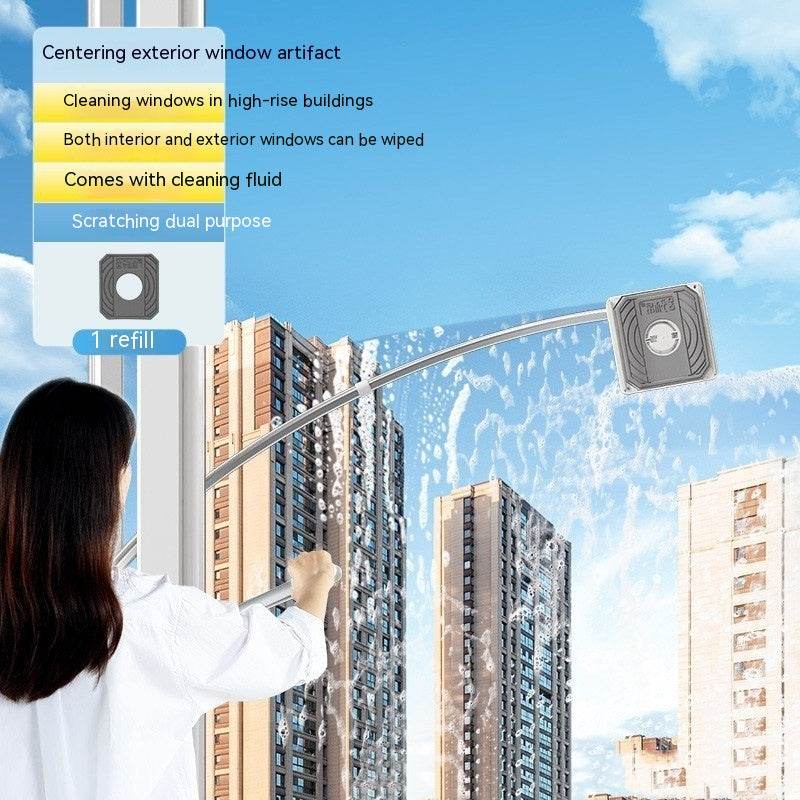 Benshang Glass Wiper High-rise Outer Window Double-sided Window Cleaner - Mubimart