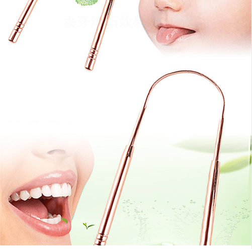 Best selling explosion models factory direct explosion models 304 stainless steel tongue scraper to remove bad breath clean tongue moss scraper - Mubimart