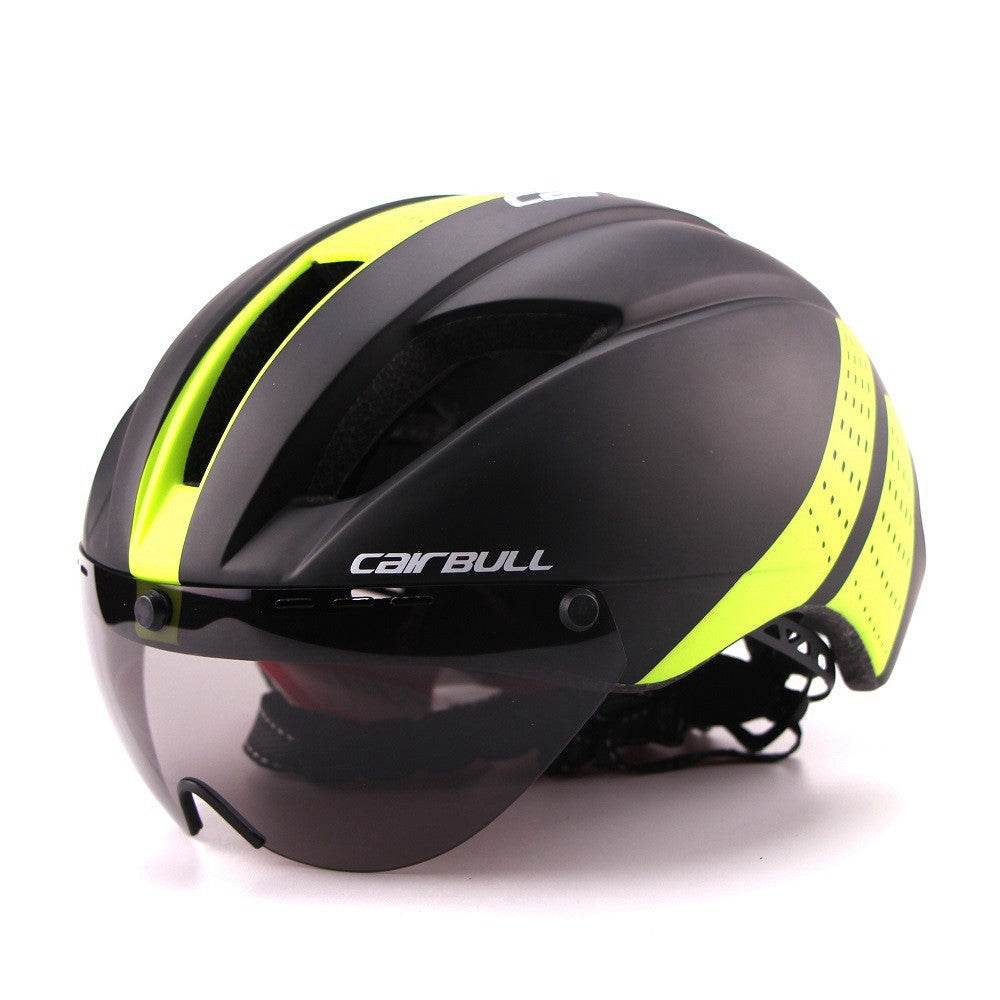 Bicycle Aero Helmet Cycling Helmet Road Mountain Integral Triathlon Bike Helmet Men Race Airo Time-Trial TT Bike Helmet - Mubimart