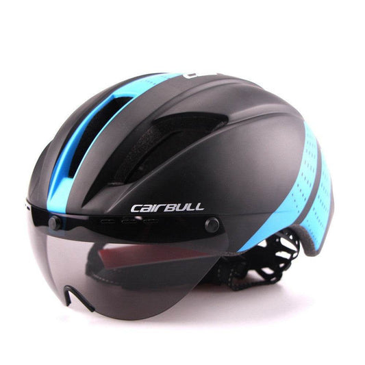Bicycle Aero Helmet Cycling Helmet Road Mountain Integral Triathlon Bike Helmet Men Race Airo Time-Trial TT Bike Helmet - Mubimart