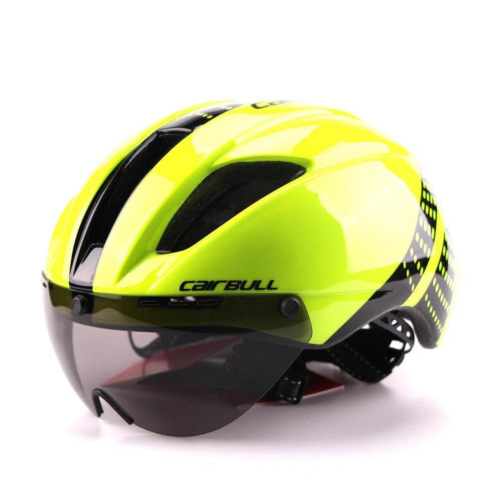 Bicycle Aero Helmet Cycling Helmet Road Mountain Integral Triathlon Bike Helmet Men Race Airo Time-Trial TT Bike Helmet - Mubimart