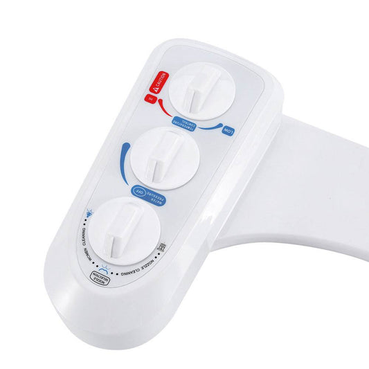 Bidet Spray Flushing spray Dual Nozzle Hot Cold Self Cleanin - Mubimart