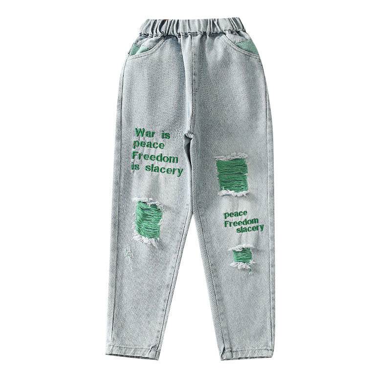 Big Children Loose Children In Spring Beggar Pants - Mubimart