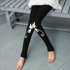 Big Kids' Cotton Stretch Leggings - Mubimart - Underware 