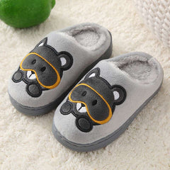 Big Kids Slippers Non-slip Thick Cute Baby Cotton Slippers - Mubimart -  