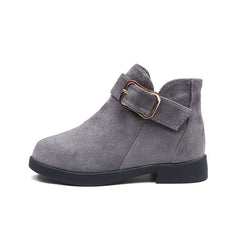 Big kids suede leather boots - Mubimart -  