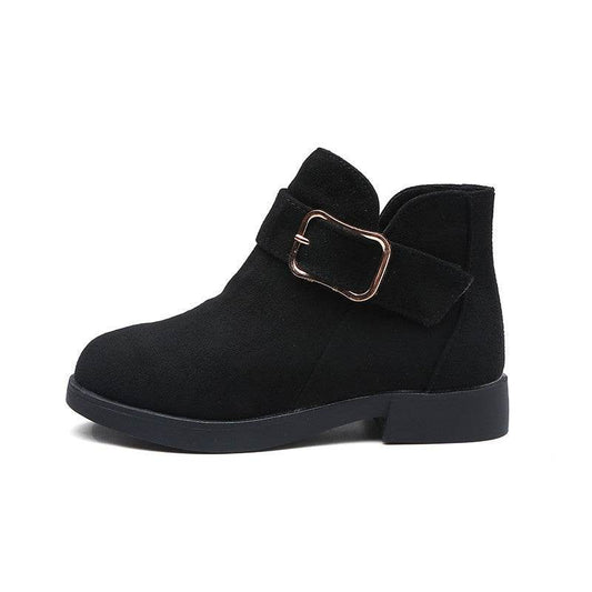 Big kids suede leather boots - Mubimart