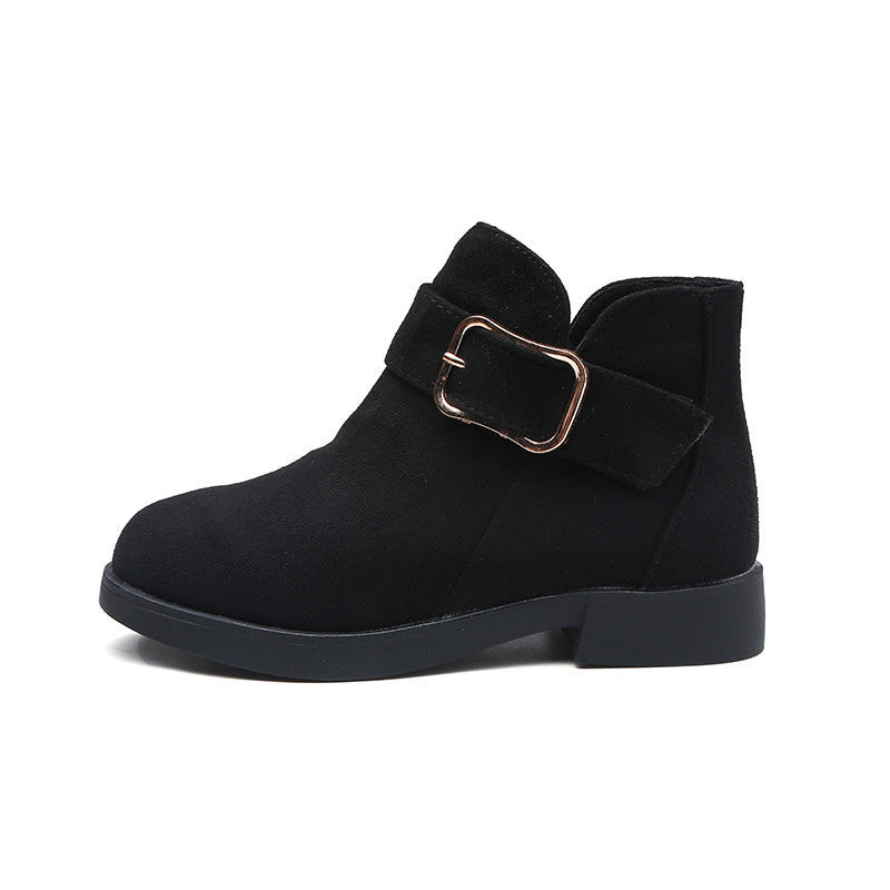 Big kids suede leather boots - Mubimart -  