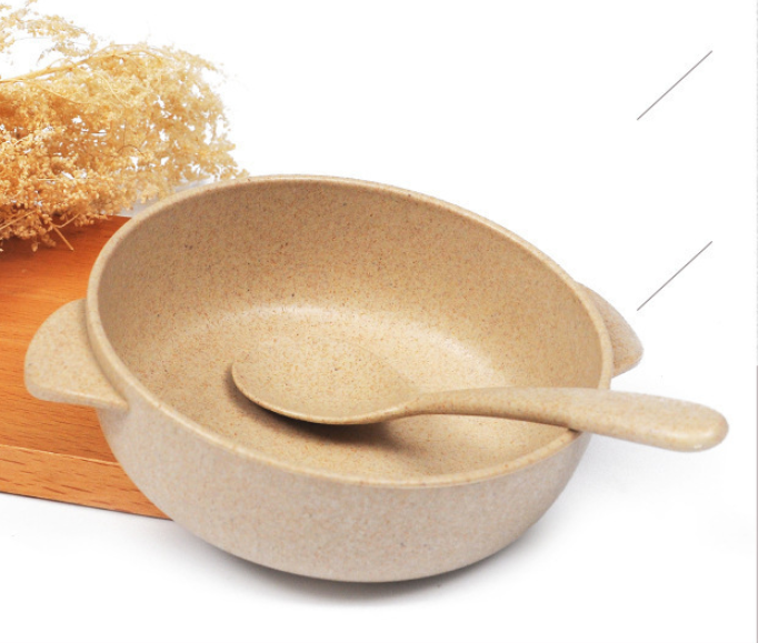 Biodegradable environmentally friendly rice bowl rice bowl dessert bowl - Mubimart -  