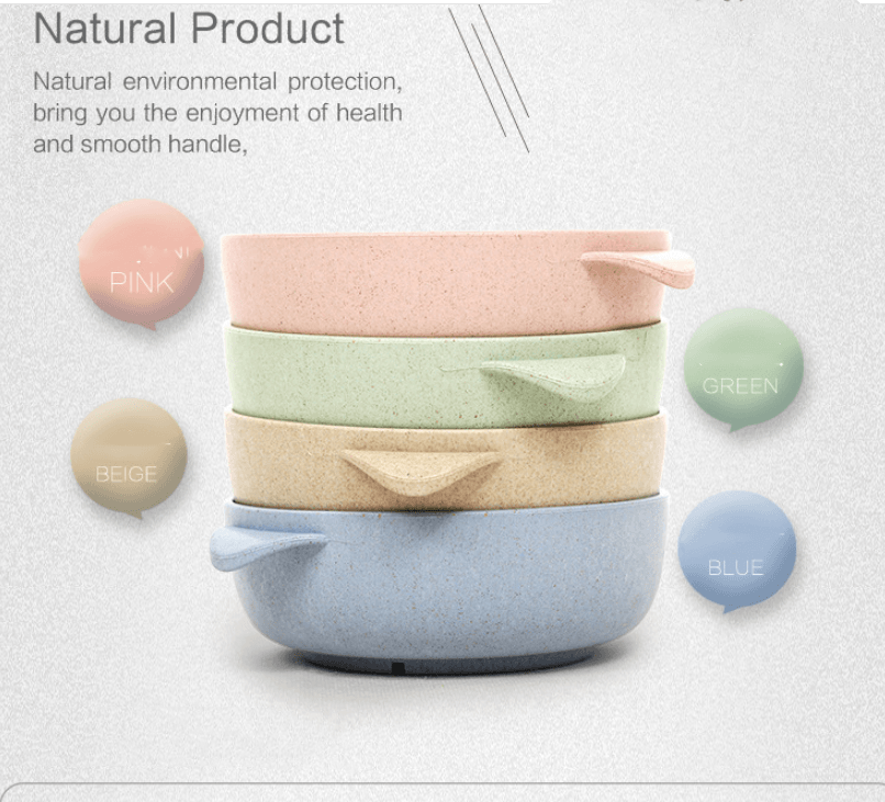 Biodegradable environmentally friendly rice bowl rice bowl dessert bowl - Mubimart