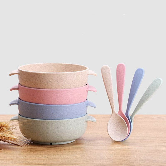 Biodegradable environmentally friendly rice bowl rice bowl dessert bowl - Mubimart