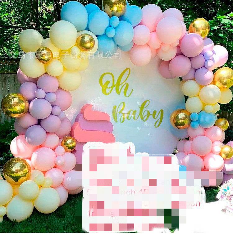 Birthday Party Supplies Macaron Latex Balloons - Mubimart