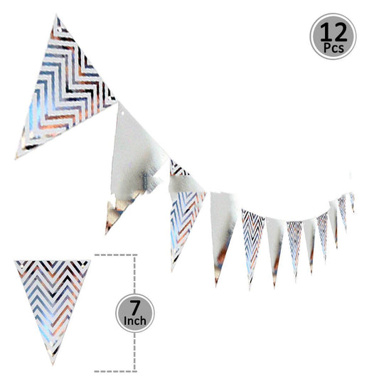 Birthday Party Supplies Paper Decoration Pull Flag Banner - Mubimart