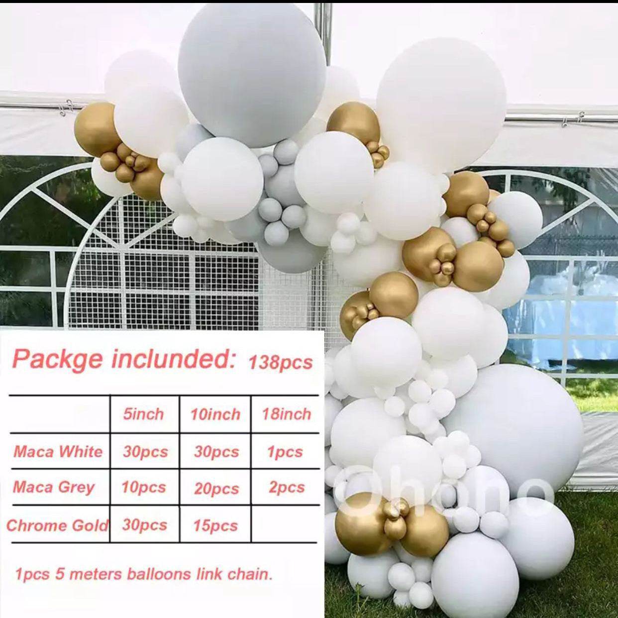 Birthday Party Wedding Party Decoration Balloon Set - Mubimart