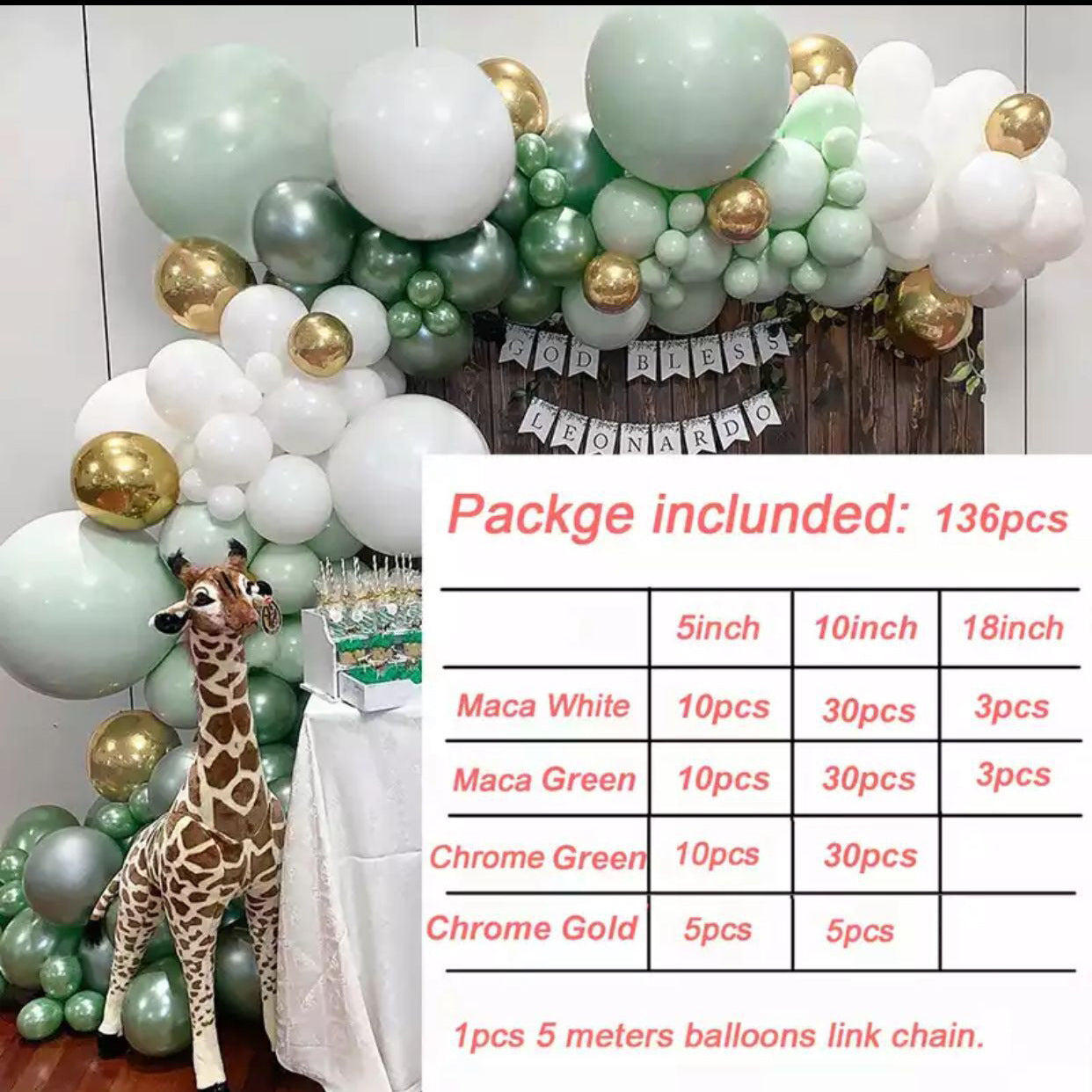 Birthday Party Wedding Party Decoration Balloon Set - Mubimart -  