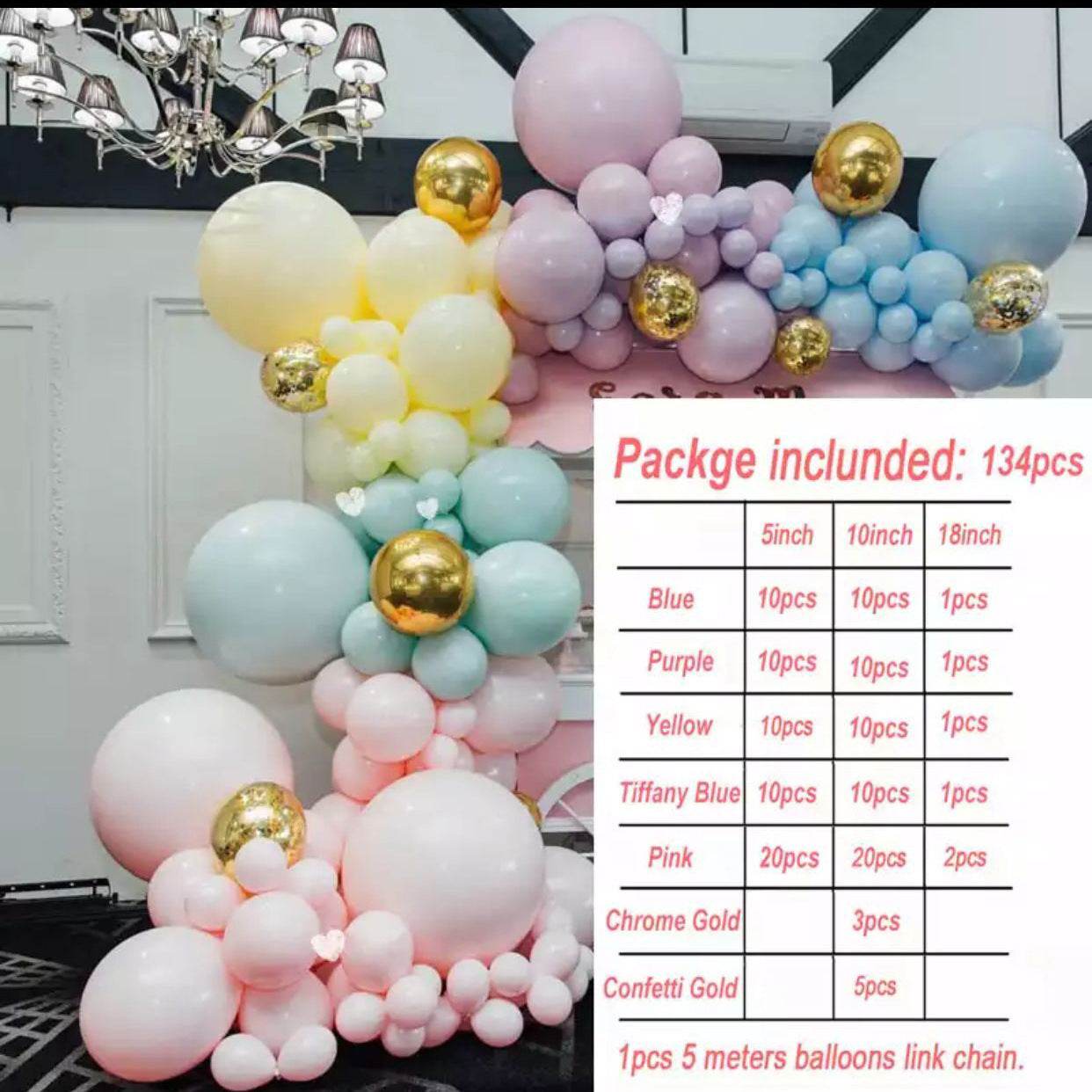 Birthday Party Wedding Party Decoration Balloon Set - Mubimart