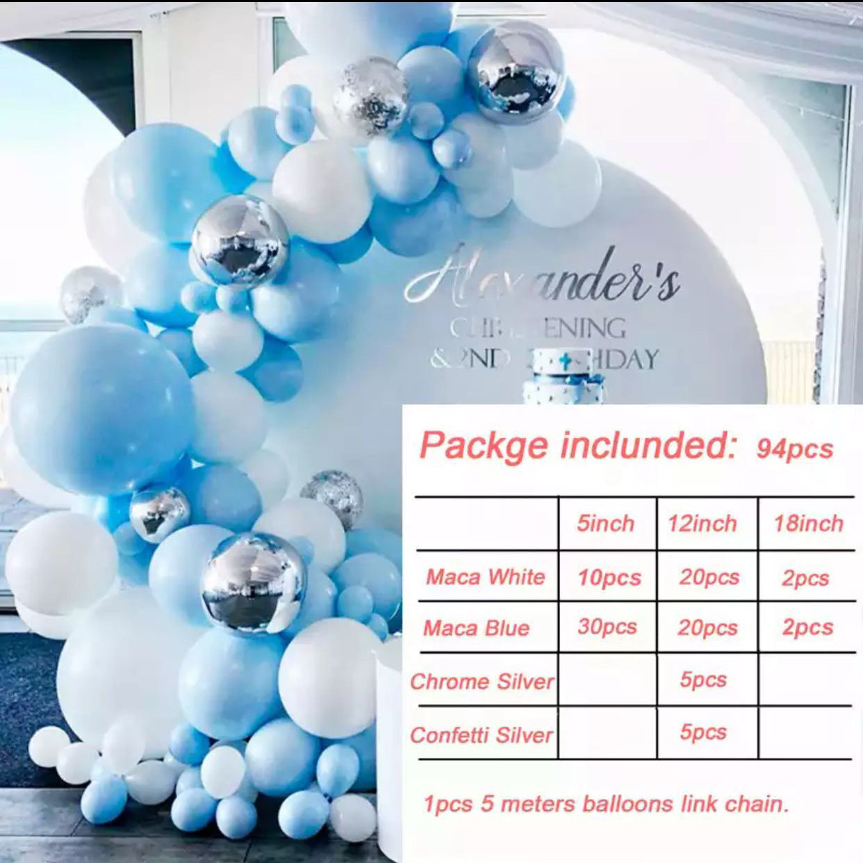 Birthday Party Wedding Party Decoration Balloon Set - Mubimart -  