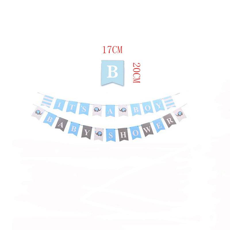 Birthday party party pull flag - Mubimart