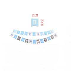 Birthday party party pull flag - Mubimart -  