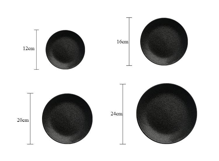 Black And White Powder Three-Color Matte Texture Flat Plate Matte - Mubimart