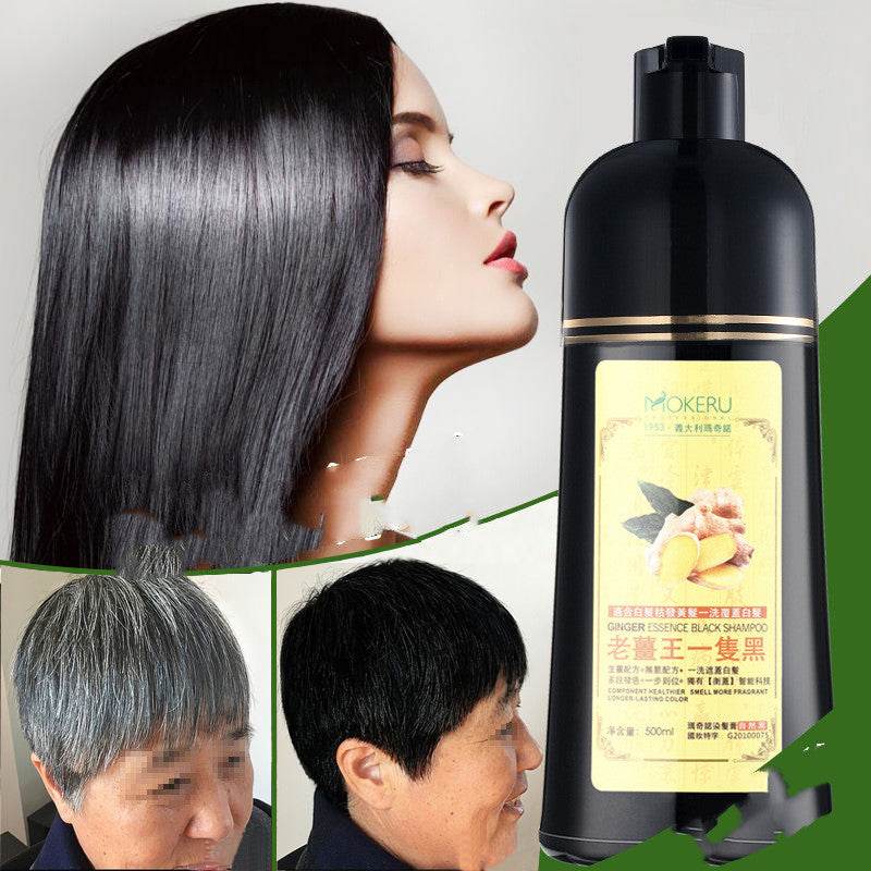 Black Plant Hair Dye Wash With Water - Mubimart