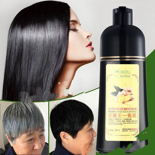 Black Plant Hair Dye Wash With Water - Mubimart