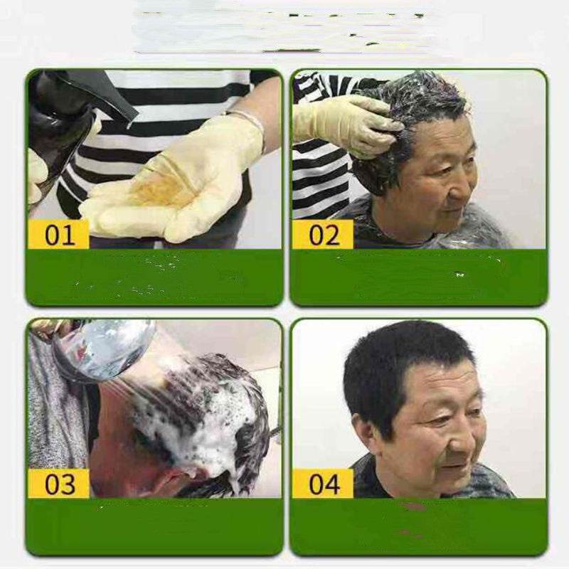 Black Plant Hair Dye Wash With Water - Mubimart