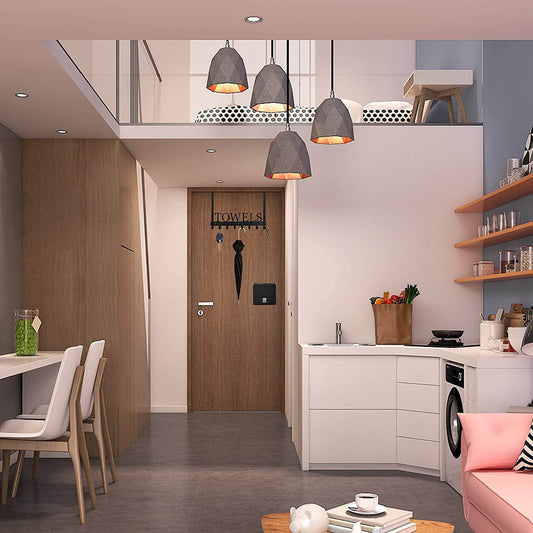 Black Towel Rear Door Hook Shower Door Rear Towel Rack Hook - Mubimart