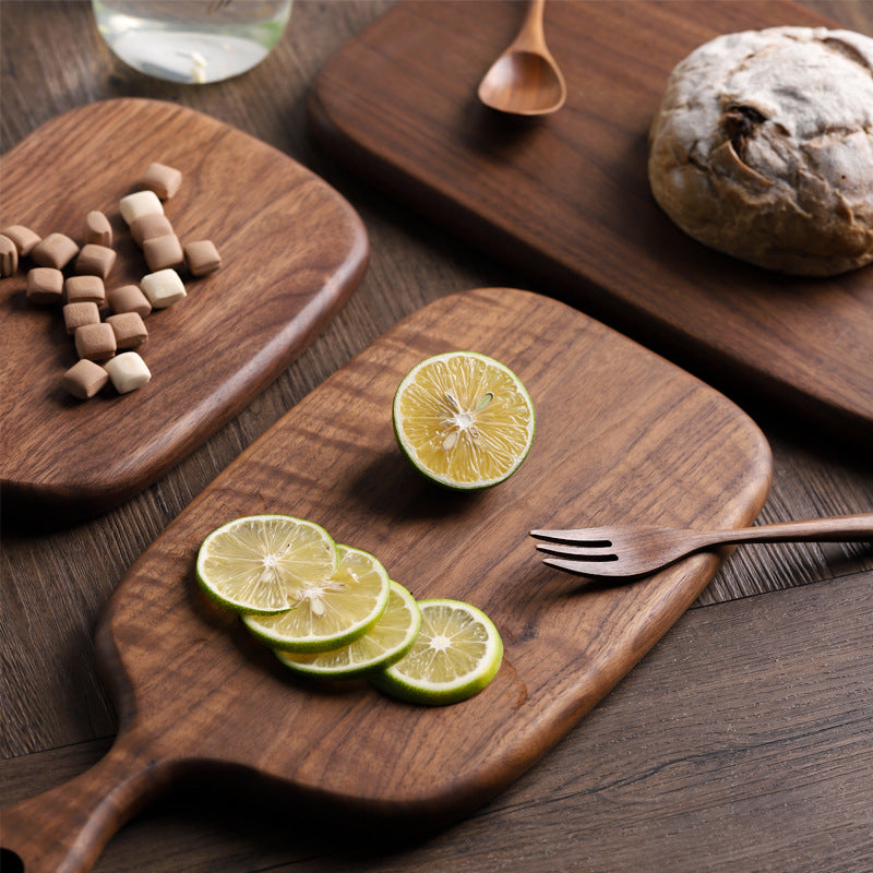 Black Walnut Chopping Board Bread Board Sushi Board Pizza Board Cutting Board Chopping Board Tray All Solid Wood Whole Wood Without Splicing - Mubimart -  