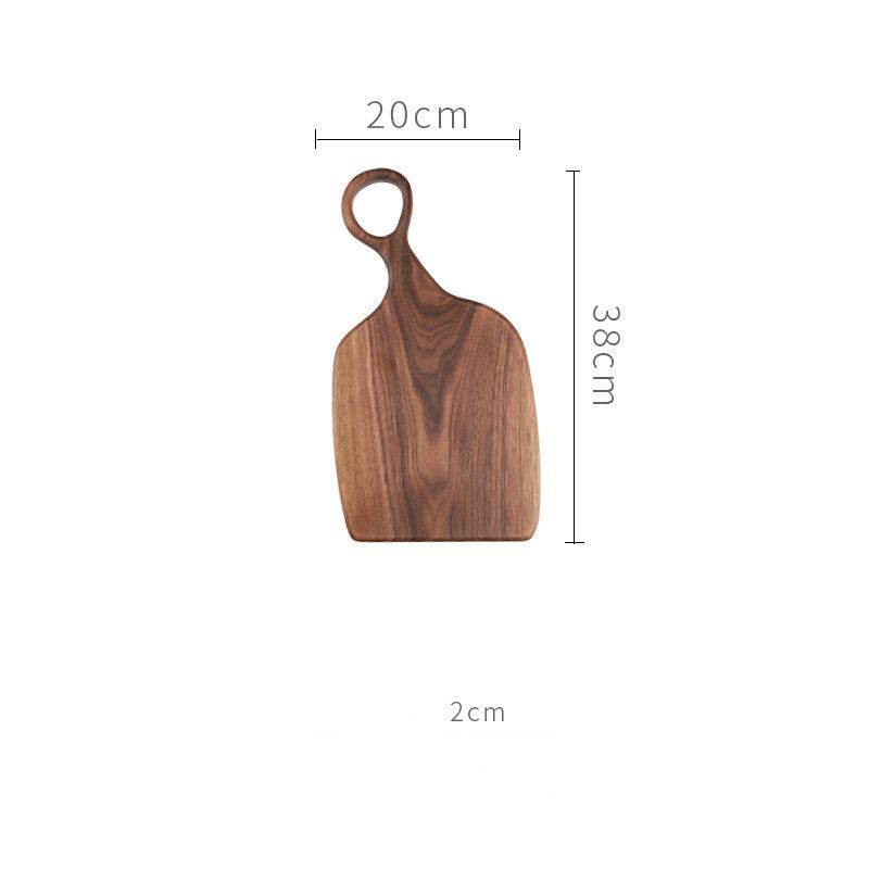 Black Walnut Chopping Board Bread Board Sushi Board Pizza Board Cutting Board Chopping Board Tray All Solid Wood Whole Wood Without Splicing - Mubimart