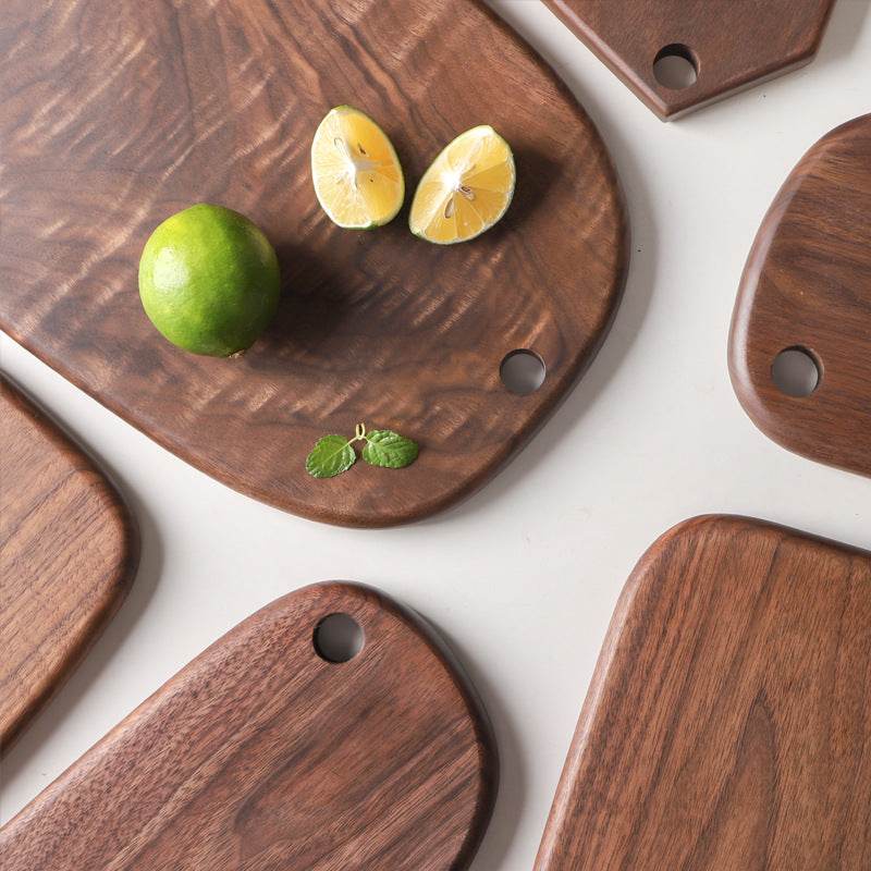 Black Walnut Chopping Board Bread Board Sushi Board Pizza Board Cutting Board Chopping Board Tray All Solid Wood Whole Wood Without Splicing - Mubimart