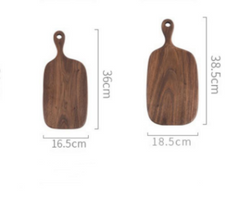 Black Walnut Chopping Board Bread Board Sushi Board Pizza Board Cutting Board Chopping Board Tray All Solid Wood Whole Wood Without Splicing - Mubimart - Cutting Board 