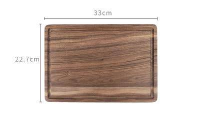 Black Walnut Wood Cutting Board Creative Whole Tray Fruit Chopping Cutting Board Wood Chopping Blocks For Kitchen - Mubimart