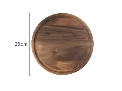 Black Walnut Wood Cutting Board Creative Whole Tray Fruit Chopping Cutting Board Wood Chopping Blocks For Kitchen - Mubimart -  