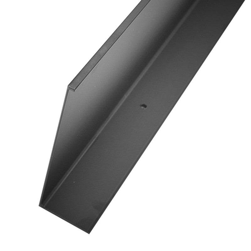 Black non-perforated bathroom shelf - Mubimart