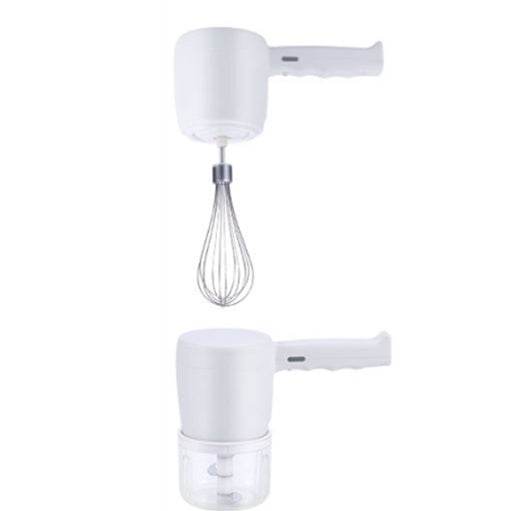 Blender 2 In 1 Multifunctional Electric Hand Mixer USB Planetary Handheld Mixer With Bowl Food Processors Chopper Beater Frother - Mubimart