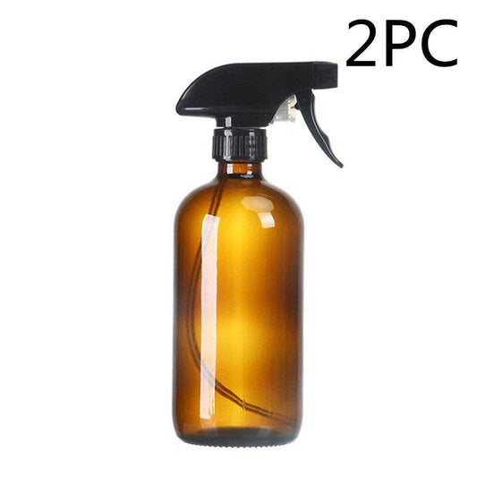 Blue Boston Glass Bottle Spray Bottle Essential Oil Bottle - Mubimart