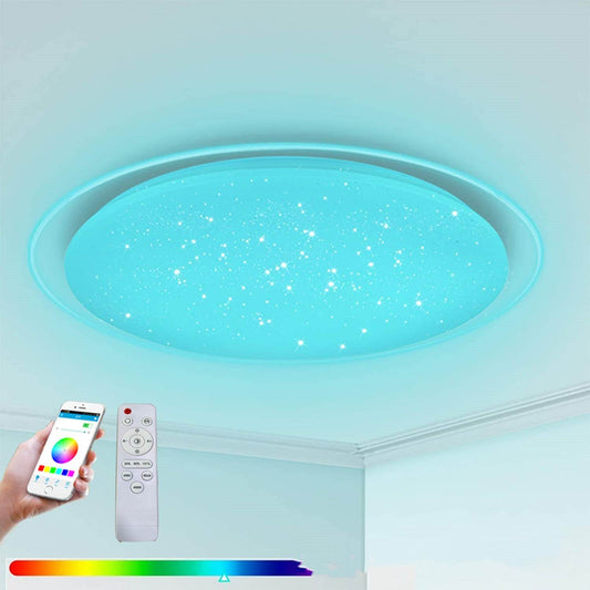 Bluetooth Smart Music App Controls The Led Ceiling Light - Mubimart