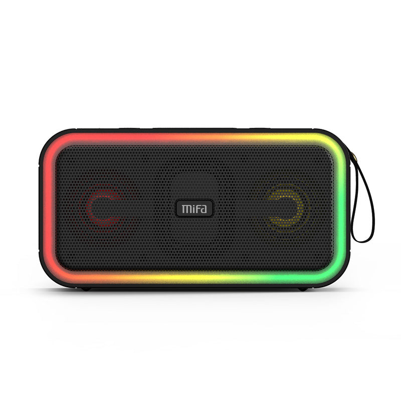 Bluetooth Speaker With Colored Lights, Dual Speakers, Household Ultra-large Volume - Mubimart -  