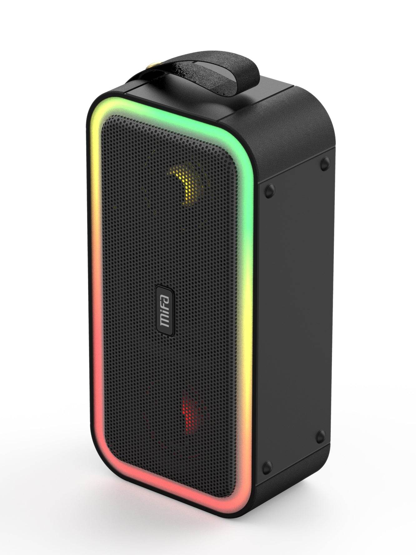 Bluetooth Speaker With Colored Lights, Dual Speakers, Household Ultra-large Volume - Mubimart