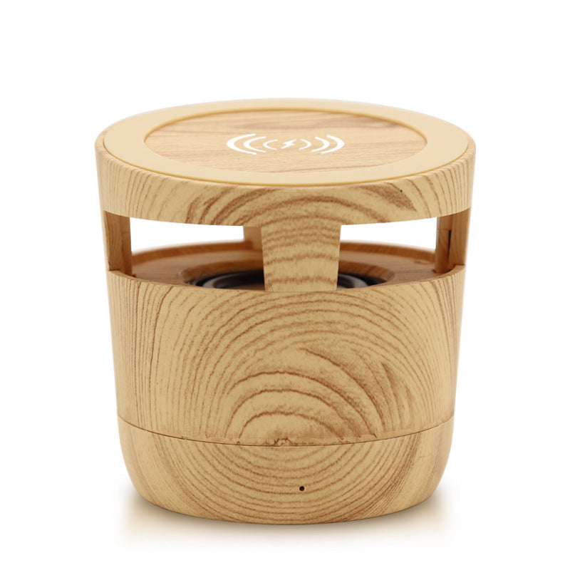 Bluetooth Speakers Vintage Wood Grain Subwoofer - Mubimart -  