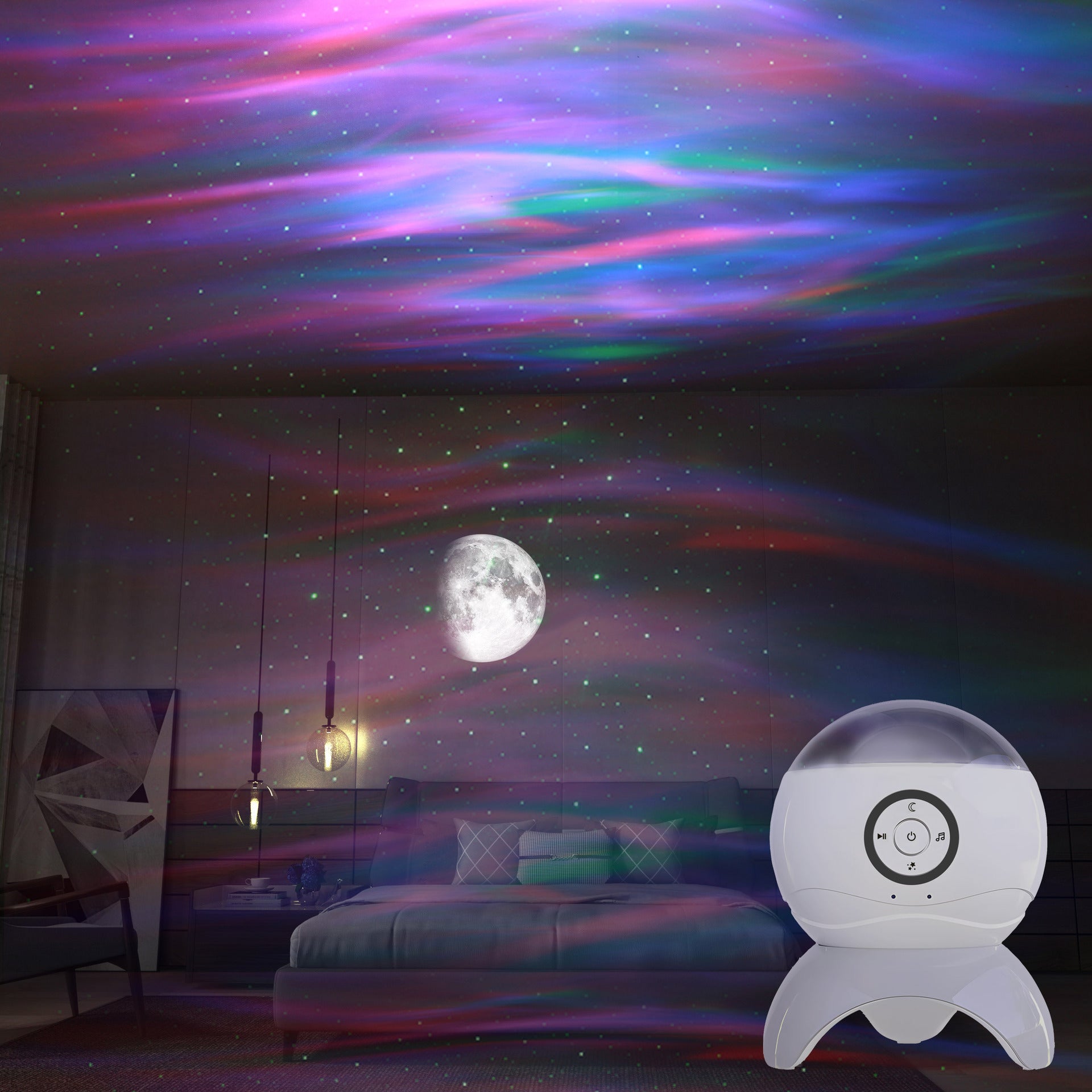 Bluetooth Starry Sky Projector Children's Toy - Mubimart -  