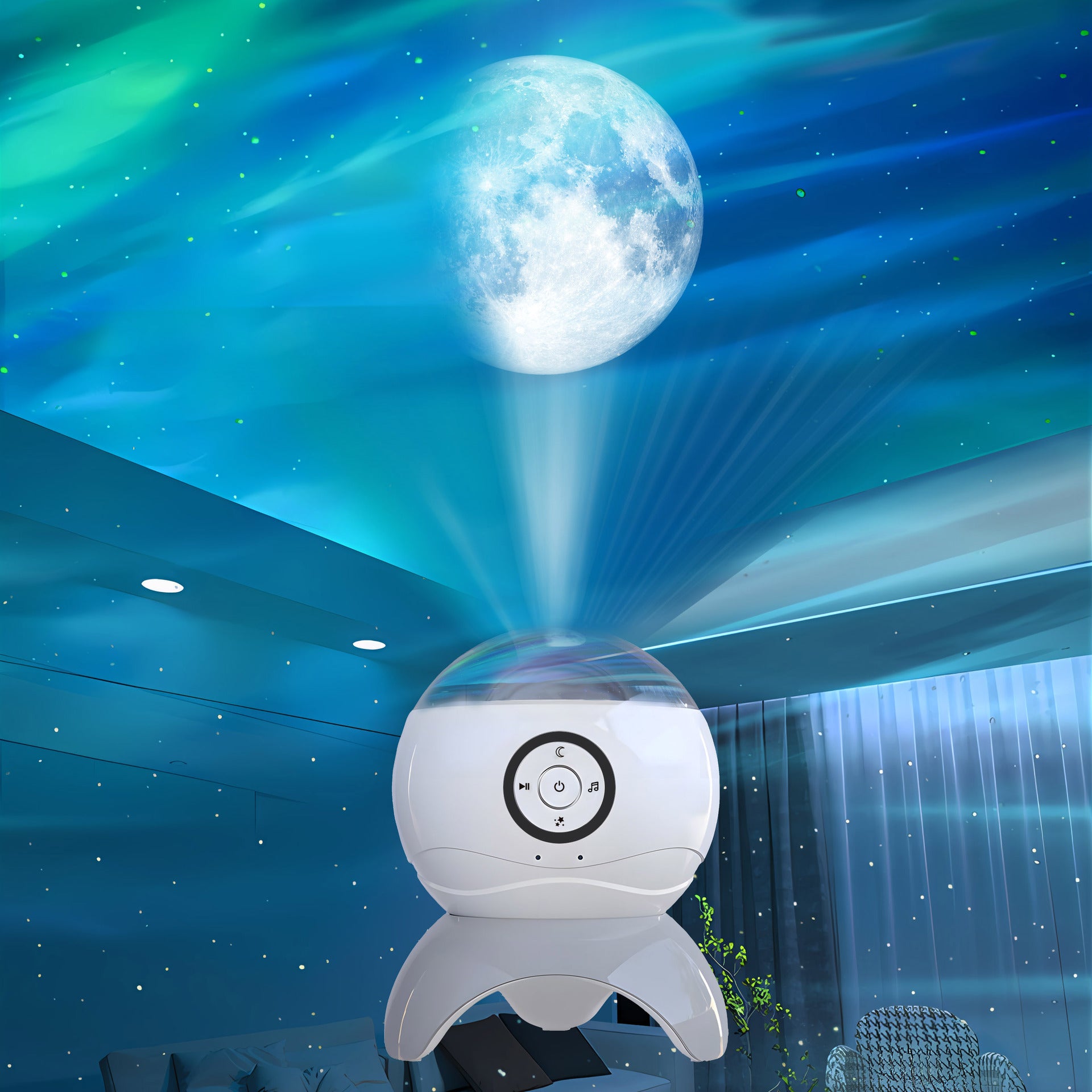 Bluetooth Starry Sky Projector Children's Toy - Mubimart - Bluetooth 