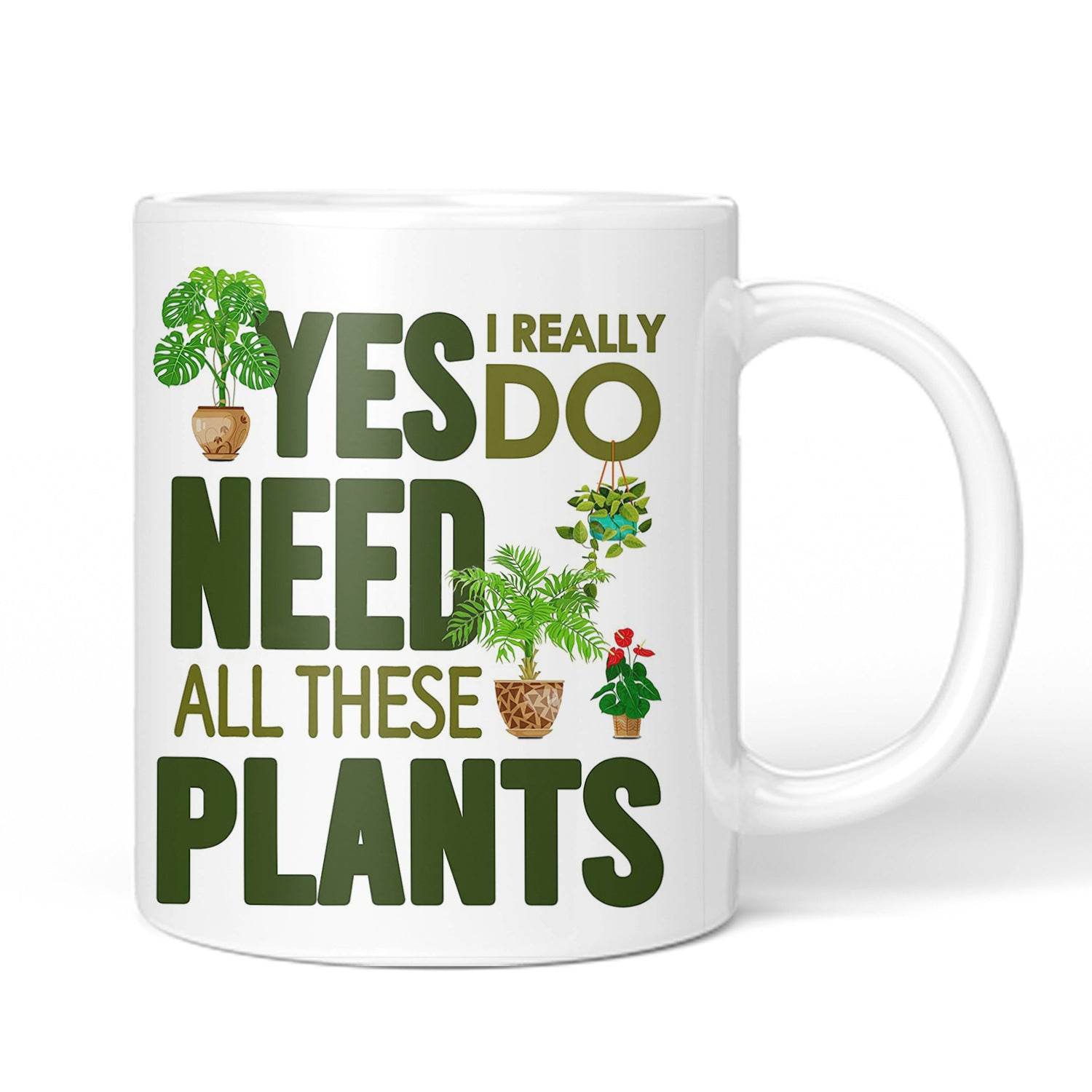 Botanical Ceramic Coffee White Mug - Mubimart